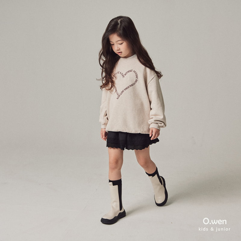 O Wen - Korean Children Fashion - #prettylittlegirls - Heart Lettering Sweatshirts - 12