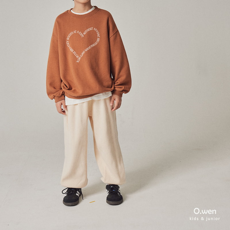 O Wen - Korean Children Fashion - #stylishchildhood - Taro Waffle Jogger Pants with Mom - 3