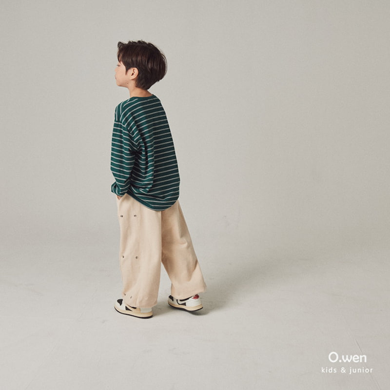 O Wen - Korean Children Fashion - #todddlerfashion - Disco Stripe Tee - 12