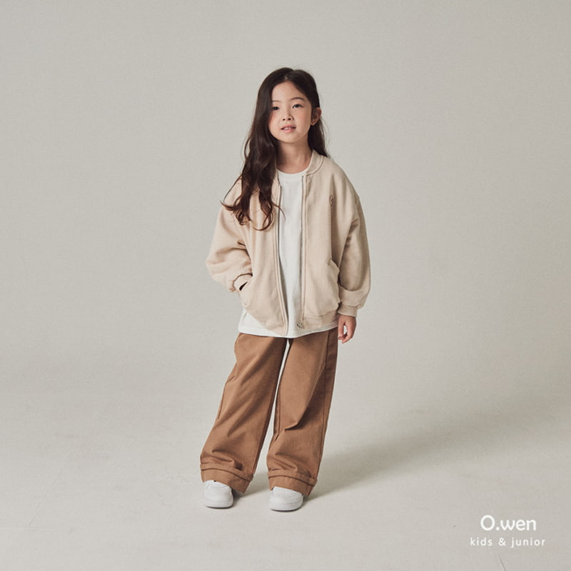 O Wen - Korean Children Fashion - #todddlerfashion - Roll-up Wide Cotton Pants - 6