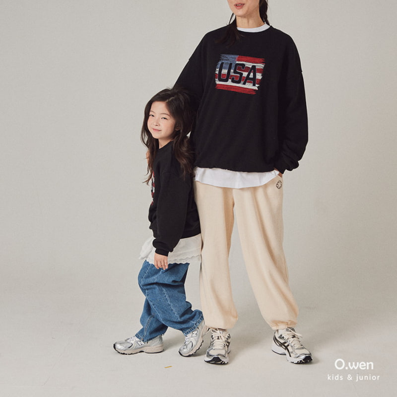 O Wen - Korean Children Fashion - #todddlerfashion - Taro Waffle Jogger Pants with Mom