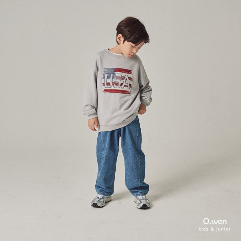 O Wen - Korean Children Fashion - #toddlerclothing - USA Sweatshirts with Mom - 5