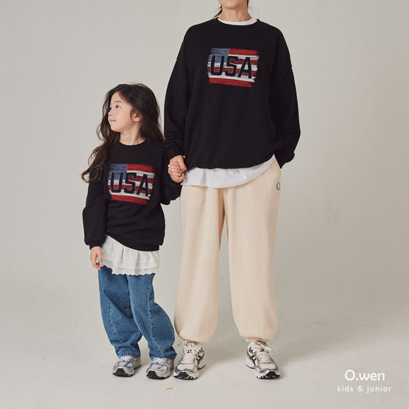 O Wen - Korean Children Fashion - #toddlerclothing - Taro Waffle Jogger Pants with Mom - 2