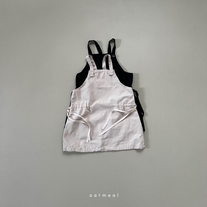 Oatmeal - Korean Children Fashion - #discoveringself - Laurie Suspender One-piece - 11