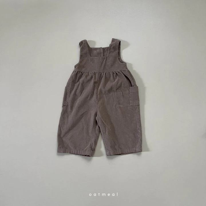 Oatmeal - Korean Children Fashion - #magicofchildhood - Audrey Suspender Pants - 5