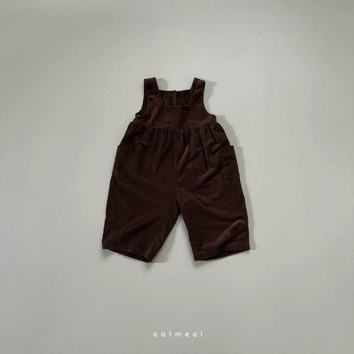 Oatmeal - Korean Children Fashion - #minifashionista - Audrey Suspender Pants - 6