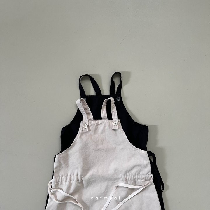 Oatmeal - Korean Children Fashion - #stylishchildhood - Laurie Suspender One-piece - 7