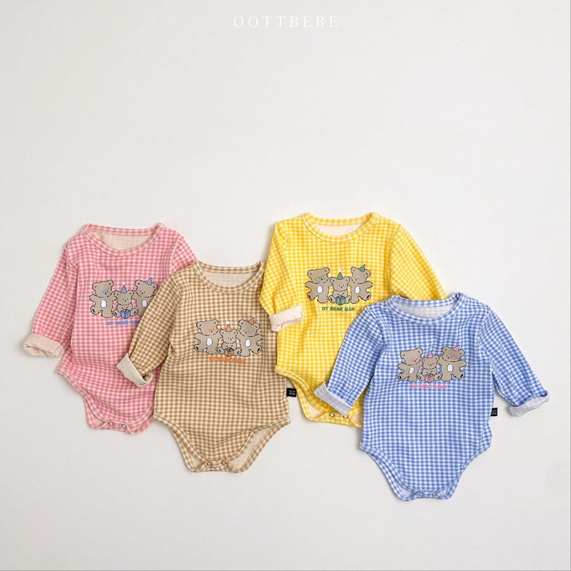 Oott Bebe - Korean Baby Fashion - #babyboutiqueclothing - Party Bear Romper+Leggings Set - 11