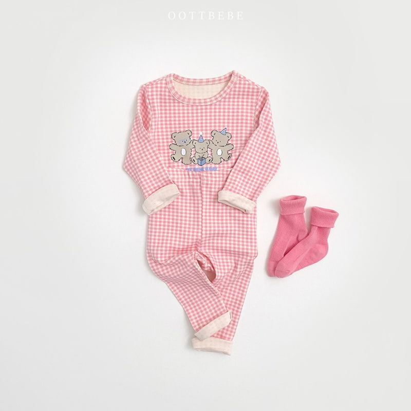 Oott Bebe - Korean Children Fashion - #Kfashion4kids - Party Bear Easywear - 3