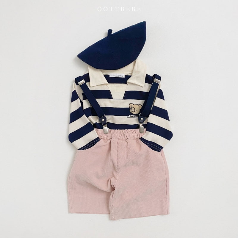 Oott Bebe - Korean Children Fashion - #childofig - Bongbong Collar Top - 3