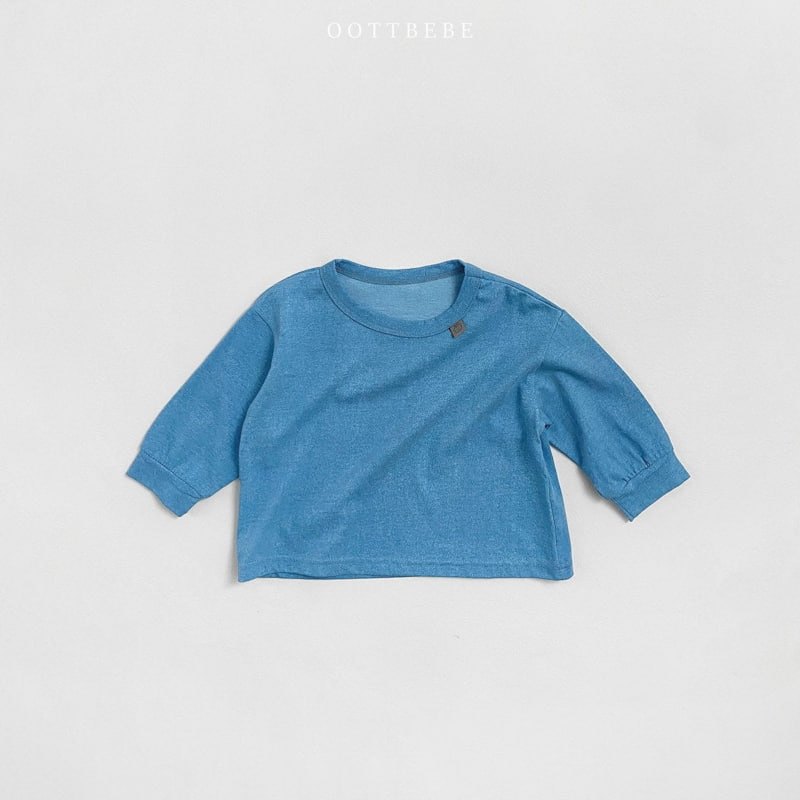 Oott Bebe - Korean Children Fashion - #littlefashionista - Pigment Banding Tee - 5