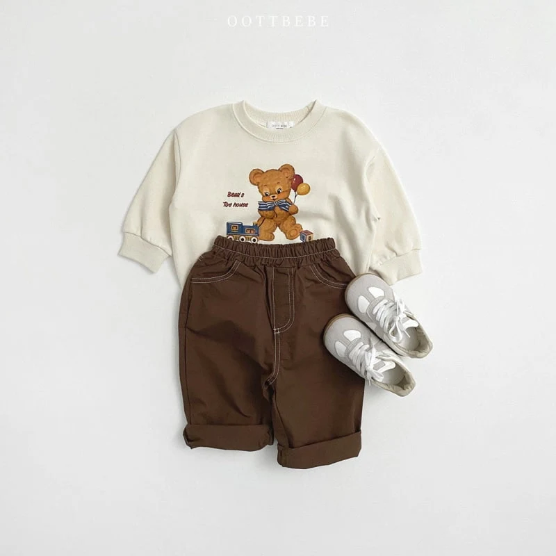 Oott Bebe - Korean Children Fashion - #littlefashionista - Chino Stitch Pants - 2