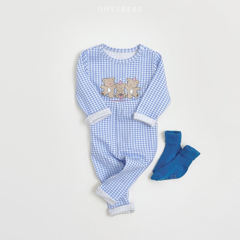 Oott Bebe - Korean Children Fashion - #Kfashion4kids - Party Bear Easywear - 4