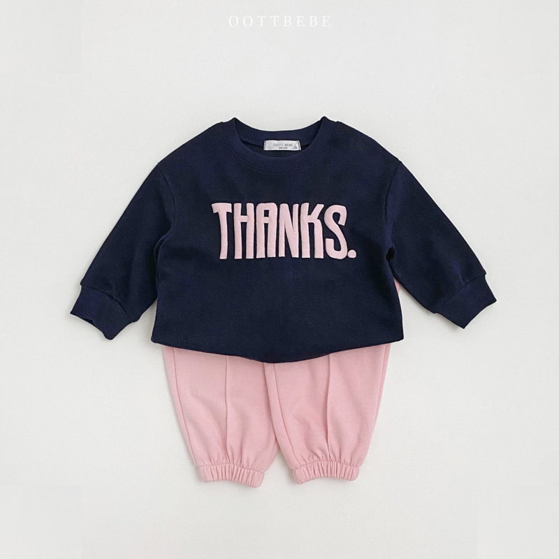 Oott Bebe - Korean Children Fashion - #magicofchildhood - Thanks Sweatshirts - 11