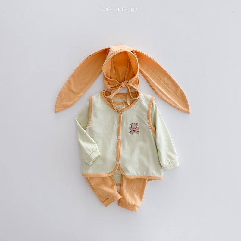 Oott Bebe - Korean Children Fashion - #stylishchildhood - Sweet Modal Bunny Vonnet - 8