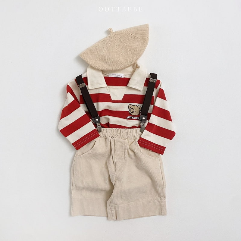 Oott Bebe - Korean Children Fashion - #stylishchildhood - Bongbong Collar Top - 2