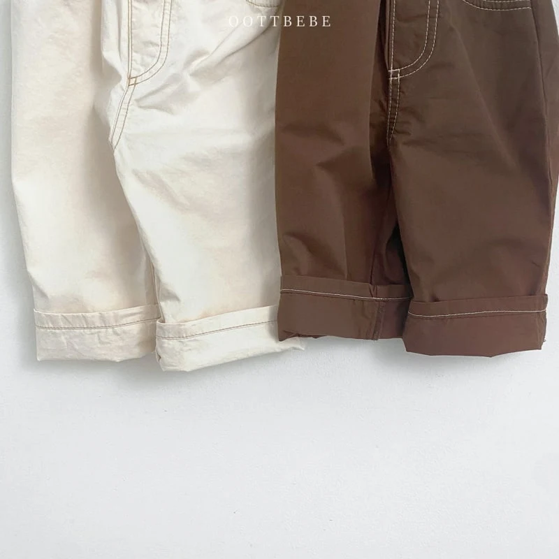 Oott Bebe - Korean Children Fashion - #todddlerfashion - Chino Stitch Pants - 6