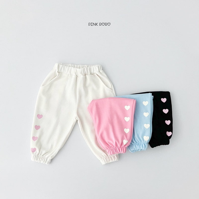 Pinkroro - Korean Children Fashion - #childrensboutique - Ppo Heart Jogger Pants - 11