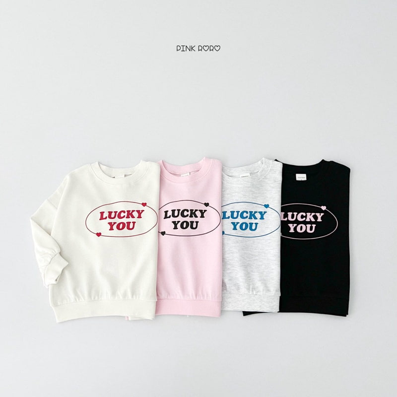 Pinkroro - Korean Children Fashion - #discoveringself - Lucky You Sweatshirts - 10