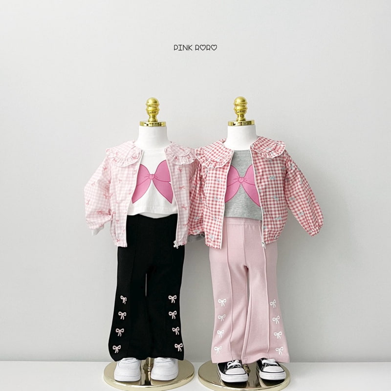 Pinkroro - Korean Children Fashion - #kidzfashiontrend - Ribbon Pintuck Booscut Pants - 3