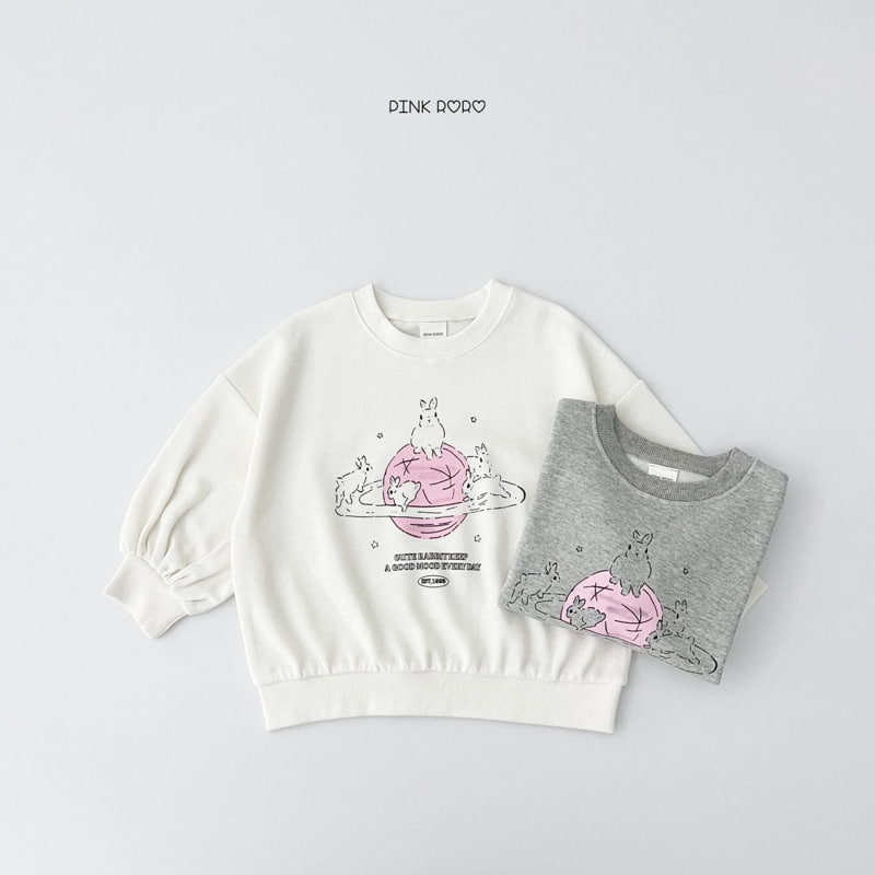 Pinkroro - Korean Children Fashion - #kidzfashiontrend - Space Rabbit Sweatshirts - 8