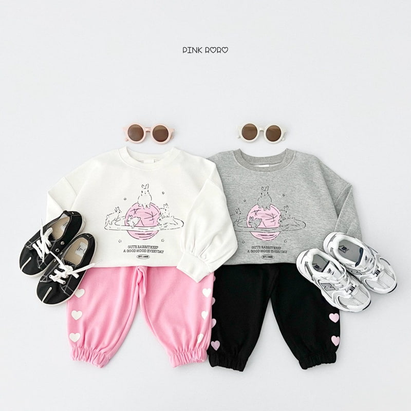 Pinkroro - Korean Children Fashion - #littlefashionista - Ppo Heart Jogger Pants - 4