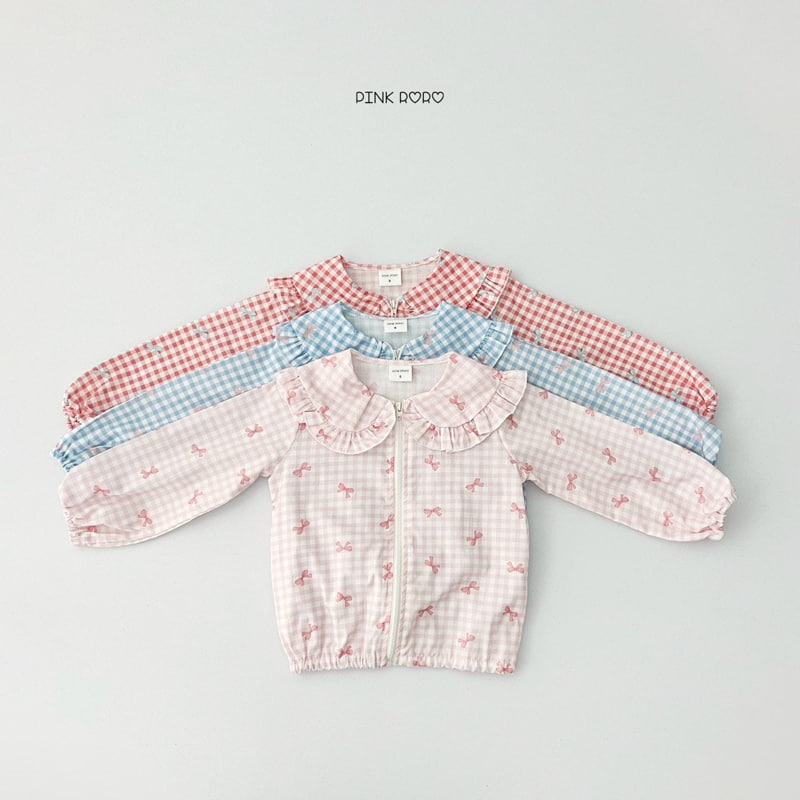 Pinkroro - Korean Children Fashion - #magicofchildhood - Frill Collar Ribbon Windbreaker - 4