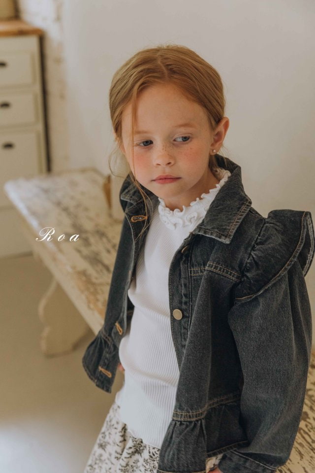 Roa - Korean Children Fashion - #fashionkids - Denim Jacket - 8