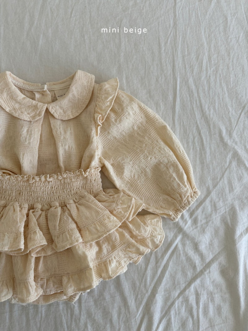 The Beige - Korean Baby Fashion - #smilingbaby - Smocked Bloomer - 4