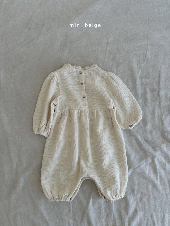 The Beige - Korean Baby Fashion - #babyboutique - Fall Lace Long Bodysuit - 9