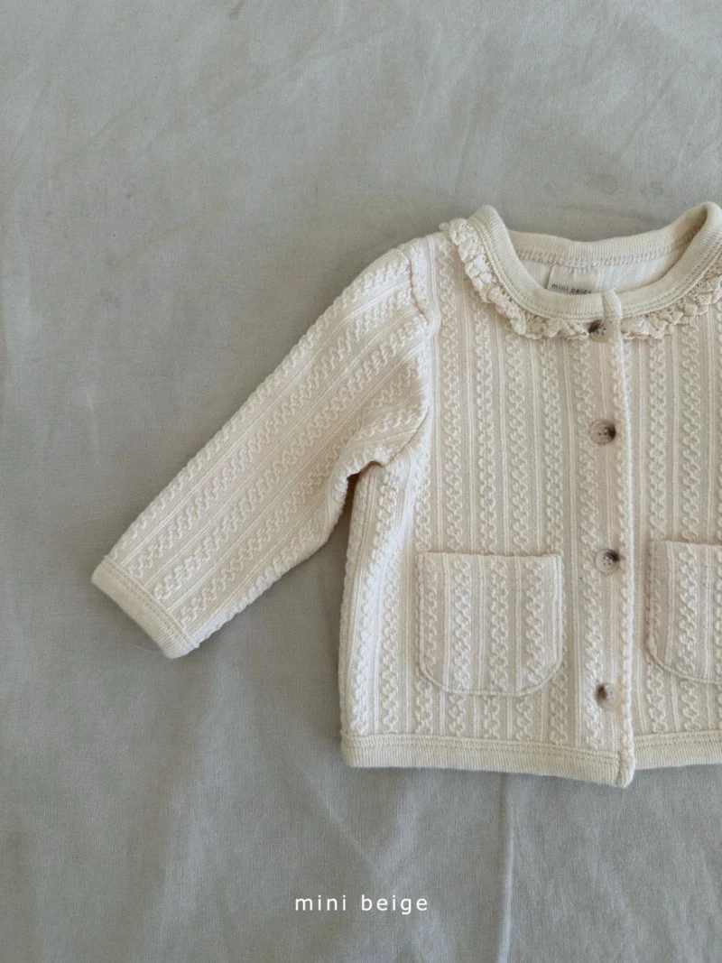 The Beige - Korean Baby Fashion - #babyboutique - Pocket Cardigan - 6