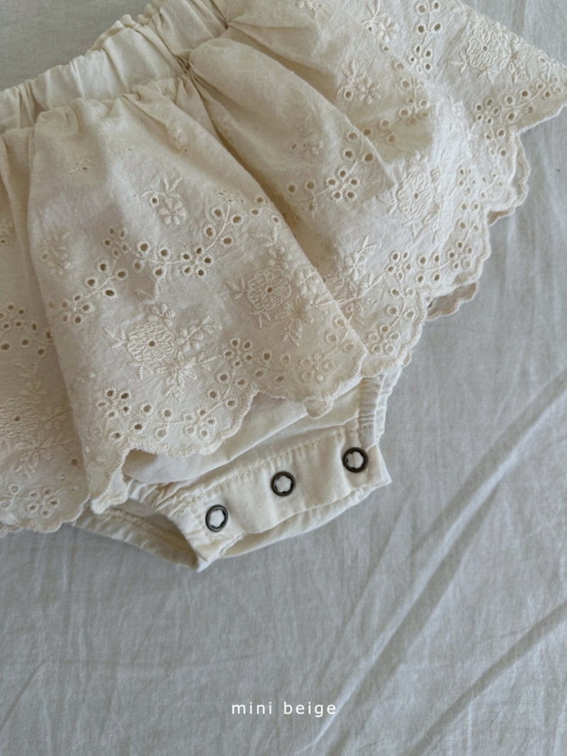 The Beige - Korean Baby Fashion - #babyclothing - Lace Skirt Bloomer