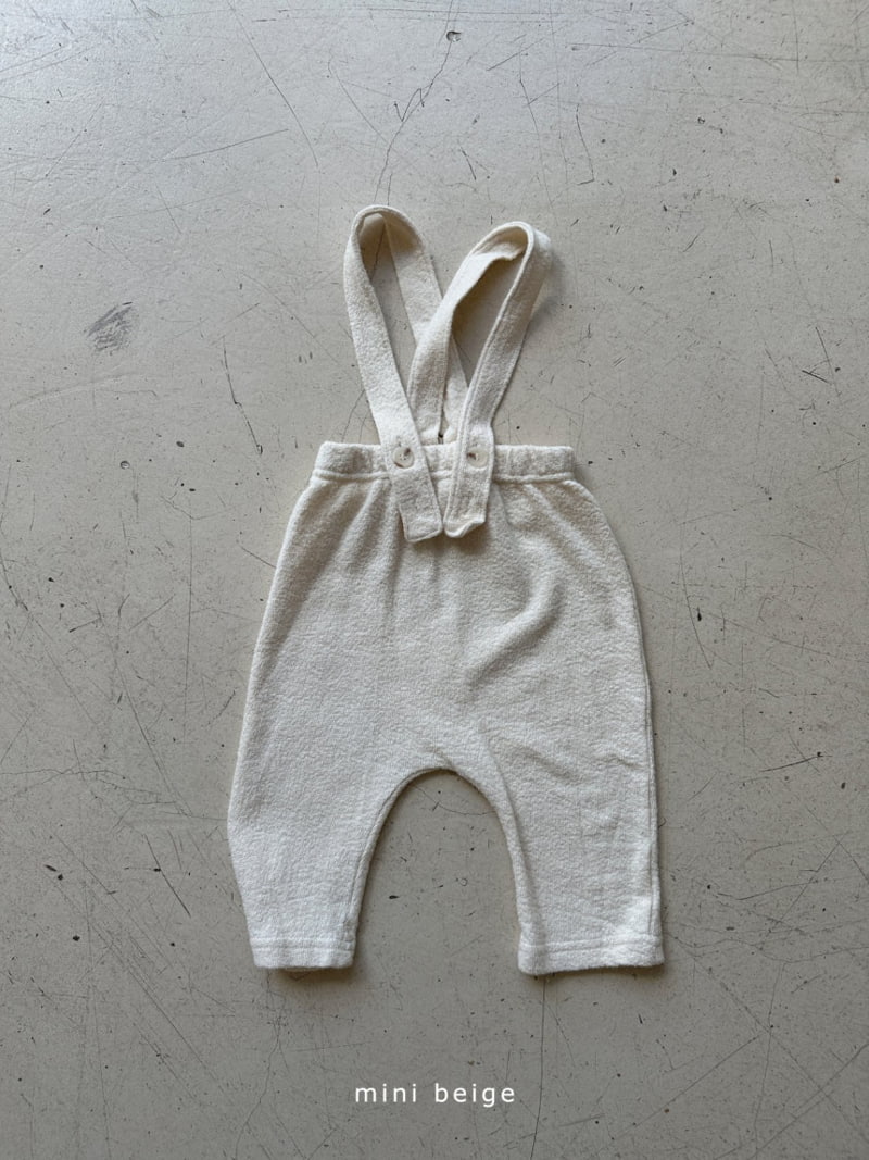 The Beige - Korean Baby Fashion - #babyclothing - Bear Suspender Pants - 4