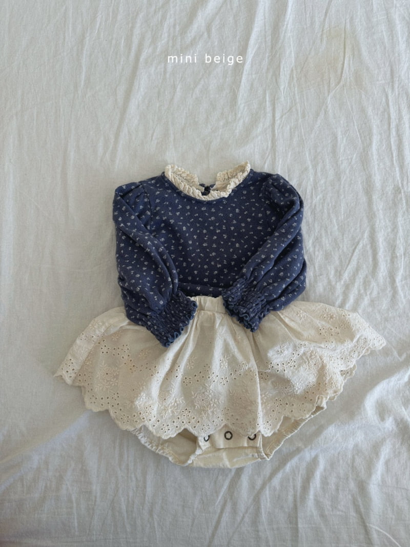 The Beige - Korean Baby Fashion - #babyfashion - Lace Skirt Bloomer - 2