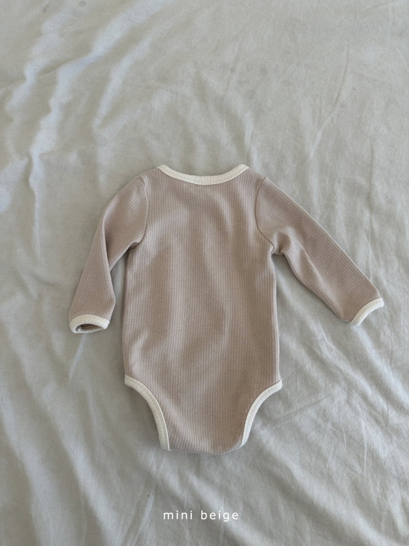 The Beige - Korean Baby Fashion - #babyfashion - Smile Stretchy Romper - 5