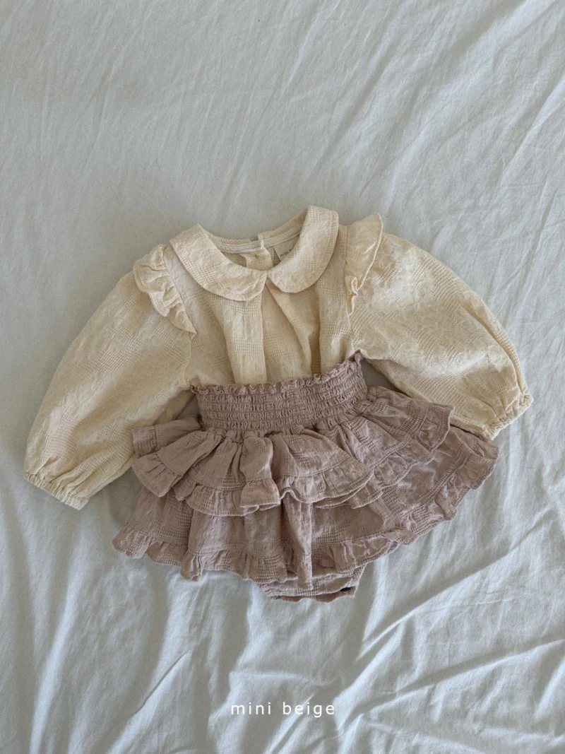 The Beige - Korean Baby Fashion - #babyfever - Smocked Bloomer - 8