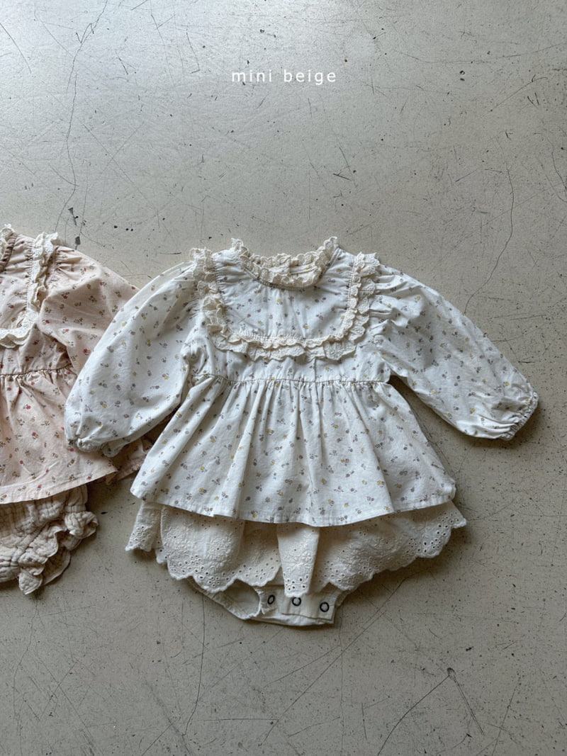 The Beige - Korean Baby Fashion - #babyfever - Lace Skirt Bloomer - 4