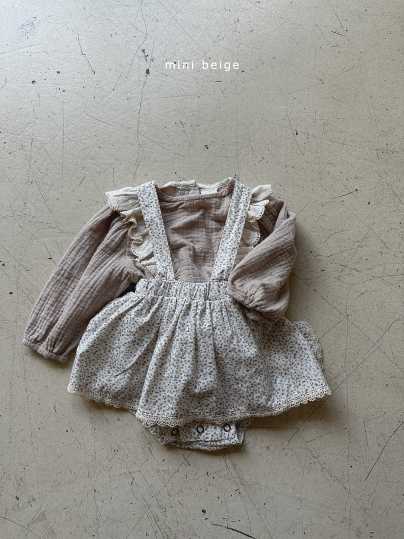 The Beige - Korean Baby Fashion - #babygirlfashion - Slit Frill Blouse - 10