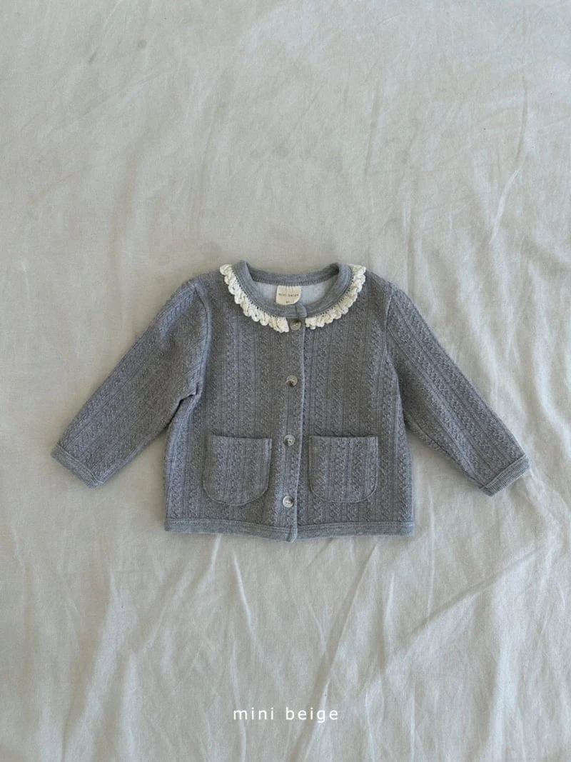 The Beige - Korean Baby Fashion - #babygirlfashion - Pocket Cardigan - 12