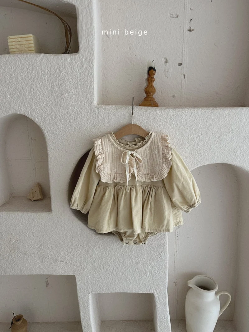 The Beige - Korean Baby Fashion - #babylifestyle - Ribbon Cape - 8