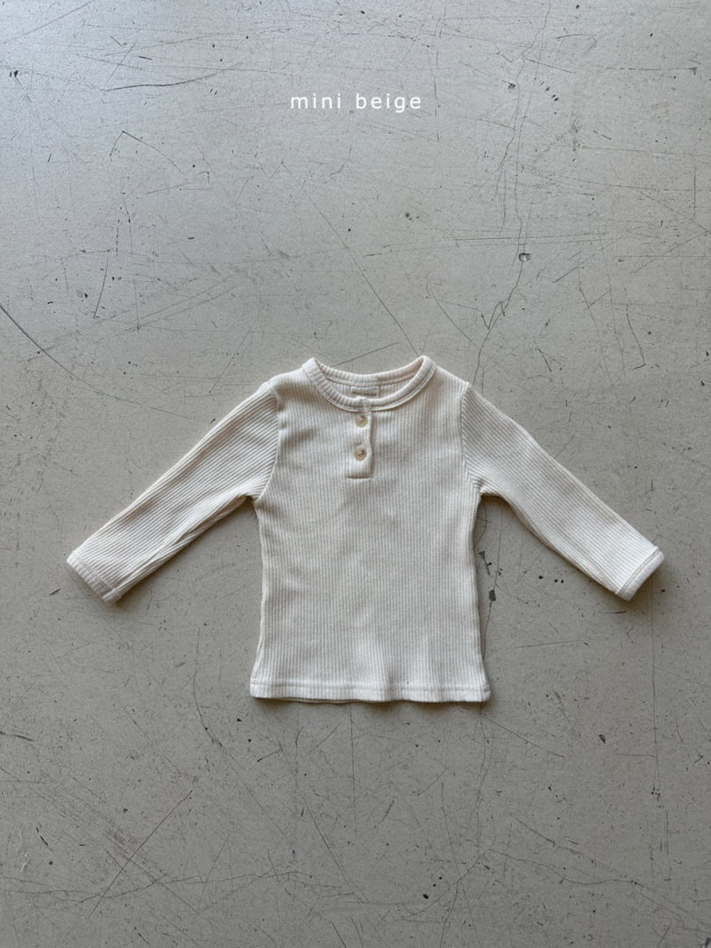 The Beige - Korean Baby Fashion - #babylifestyle - Fall Rib Tee - 2