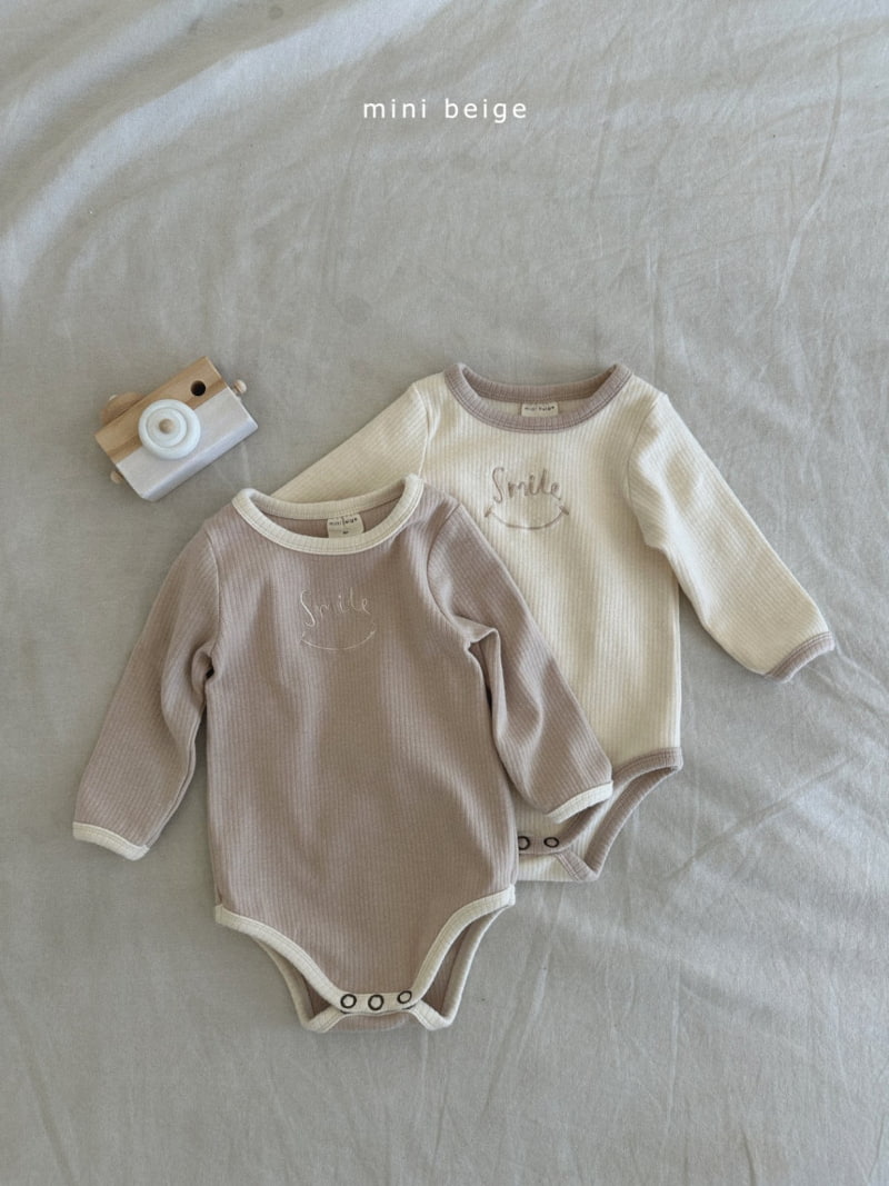 The Beige - Korean Baby Fashion - #babylifestyle - Smile Stretchy Romper - 8