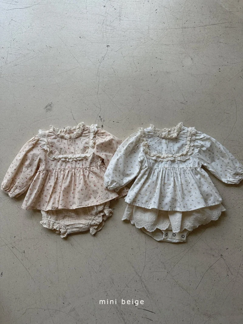 The Beige - Korean Baby Fashion - #babyoninstagram - Embroidery Frill Bloomer - 7