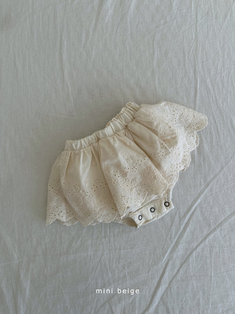 The Beige - Korean Baby Fashion - #babyoninstagram - Lace Skirt Bloomer - 6