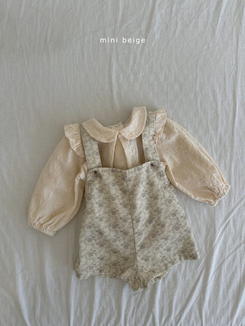 The Beige - Korean Baby Fashion - #babyootd - Collar Pintuck Blouse - 11