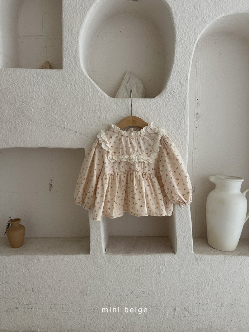 The Beige - Korean Baby Fashion - #babyoutfit - Double Lace Blouse - 2