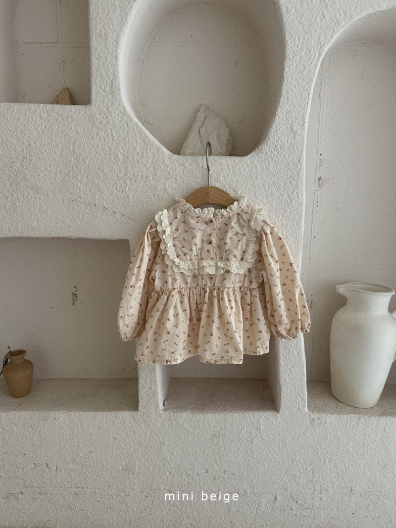 The Beige - Korean Baby Fashion - #babyoutfit - Double Lace Blouse - 3