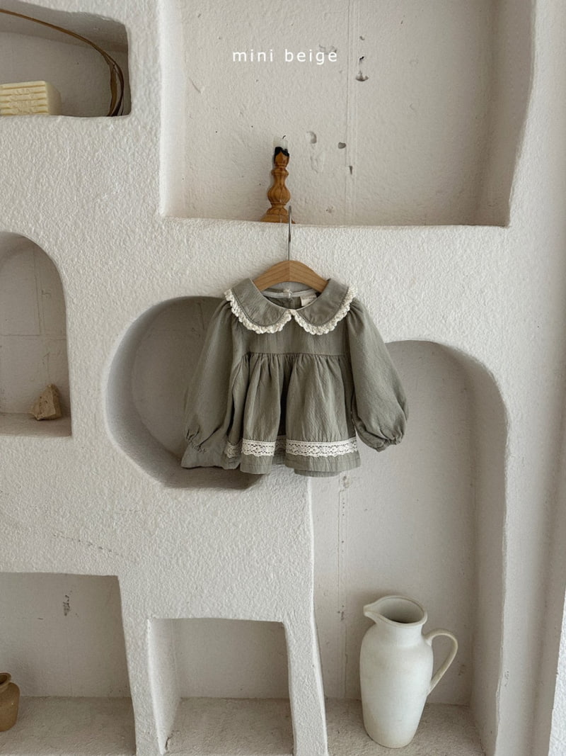 The Beige - Korean Baby Fashion - #babyoutfit - Fall Blouse - 2