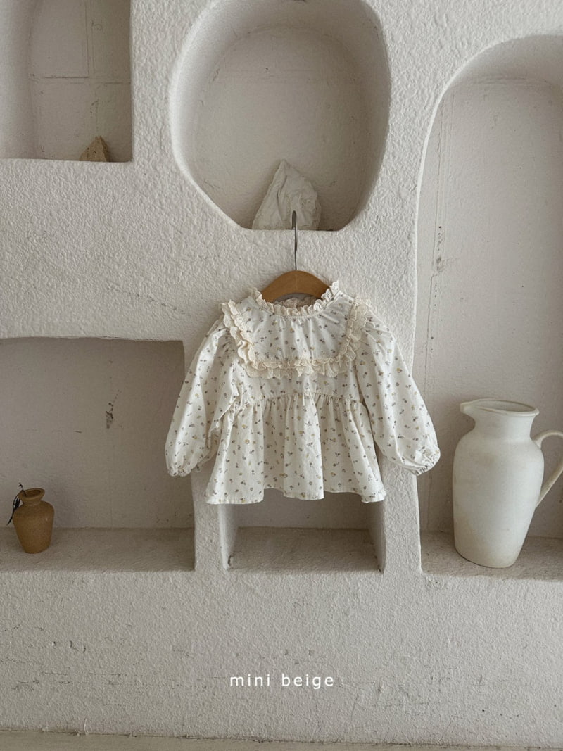 The Beige - Korean Baby Fashion - #babyoutfit - Double Lace Blouse - 4