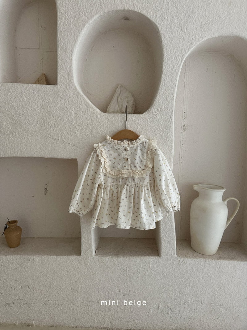 The Beige - Korean Baby Fashion - #onlinebabyboutique - Double Lace Blouse - 5